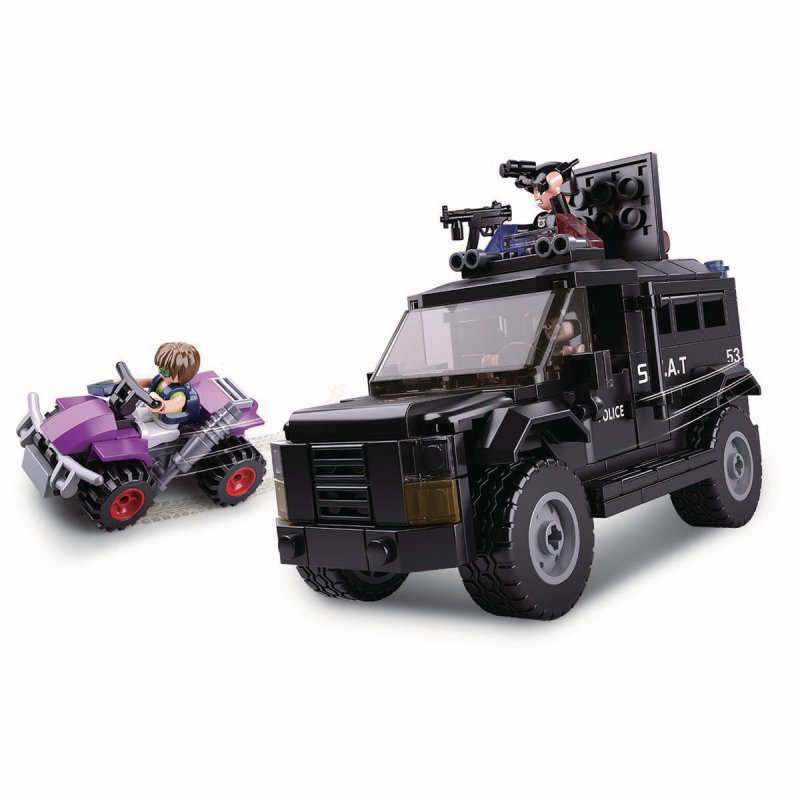 Stavebnicové Kostky Police Serie SWAT Truck - obrázek produktu