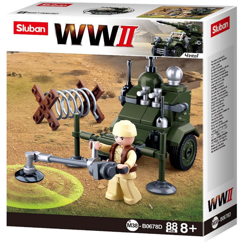 Stavebnicové Kostky WWII Serie Allied Minesweeper - obrázek č. 1