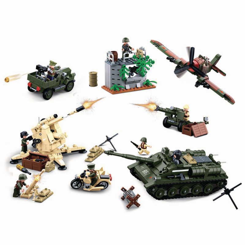 Stavebnicové Kostky WWII Serie Battle of Kursk - obrázek produktu