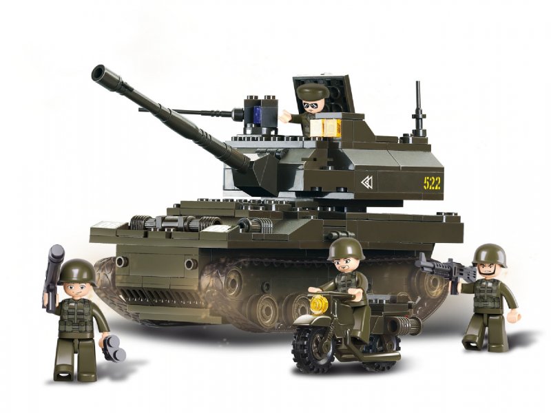 Stavebnicové Kostky Army Serie Tank - obrázek produktu