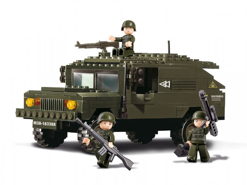 Stavebnicové Kostky Army Serie SUV - obrázek produktu