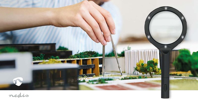 Ruční lupa | Čočka: 4 Diopter  MAGH1BK - obrázek č. 6