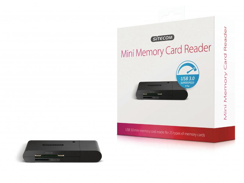 Čtečka Paměťových Karet Vše v Jednom USB 3.0 Černá - obrázek produktu