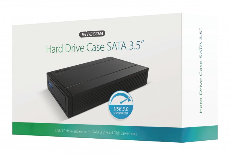 Boxy pro Pevné Disky 3.5 " SATA USB 3.0 Černá - obrázek č. 2