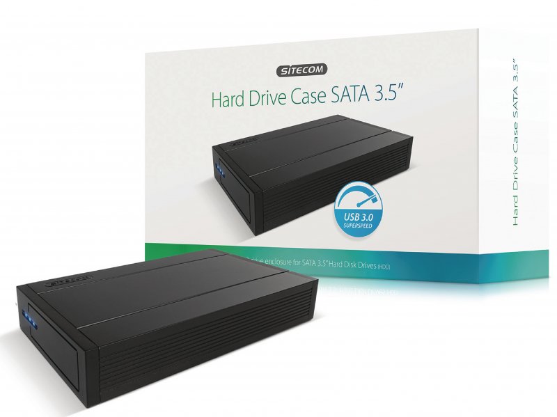 Boxy pro Pevné Disky 3.5 " SATA USB 3.0 Černá - obrázek produktu