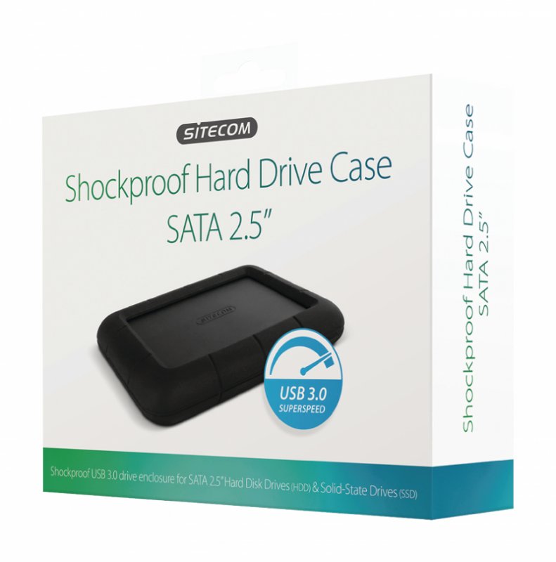 Boxy pro Pevné Disky 2.5 " SATA USB 3.0 Černá - obrázek č. 2