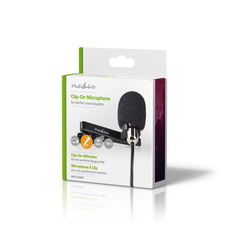 Mikrofon | Pro použití: Notebook / Smartphone / Stolní / Tablet  MICCJ105BK - obrázek č. 5