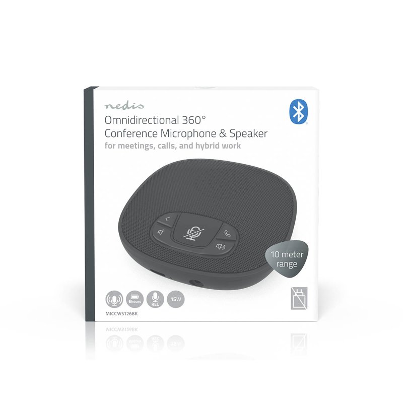 Konferenční Reproduktor | Bluetooth®  MICCWS126BK - obrázek č. 8