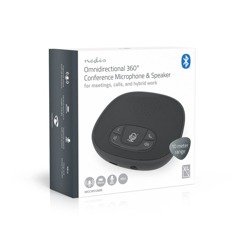 Konferenční Reproduktor | Bluetooth®  MICCWS126BK - obrázek č. 10