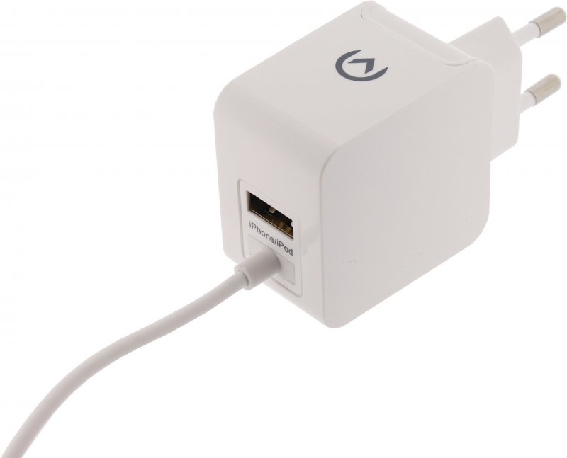 Nabíječka 2-Výstupy 3.1 A Apple 30-pin / USB Bílá - obrázek produktu