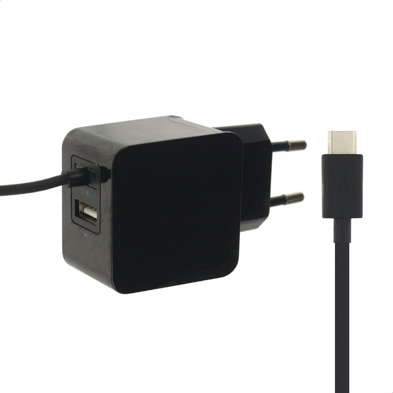 Nabíječka 2-Výstupy 3.1 A USB / USB-C Černá - obrázek č. 5