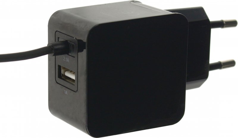Nabíječka 2-Výstupy 3.1 A USB / USB-C Černá - obrázek produktu