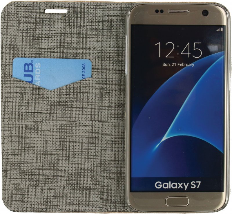 Telefon Prvotřídní Magnetické Otevírací Pouzdro Samsung Galaxy S7 Hnědá - obrázek č. 3