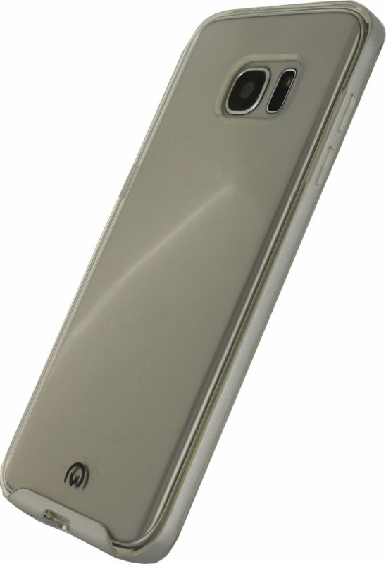 Telefon Gelové Pouzdro + Samsung Galaxy S7 Edge Stříbrná - obrázek č. 2