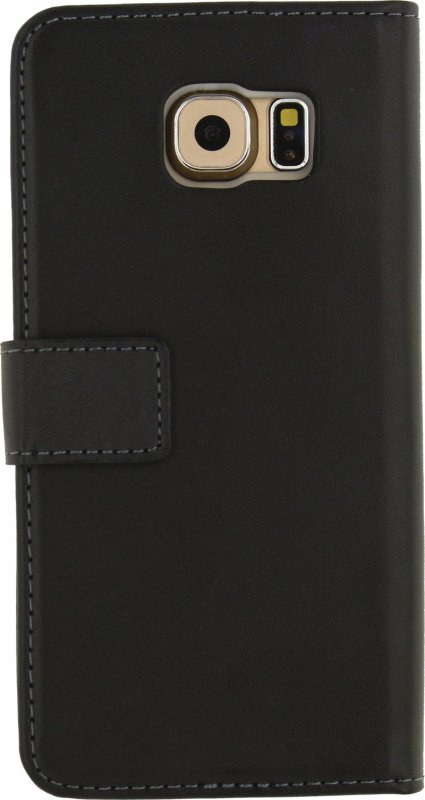 Telefon Gelové Peněženkové Otevírací Pouzdro Samsung Galaxy S6 Černá - obrázek č. 1