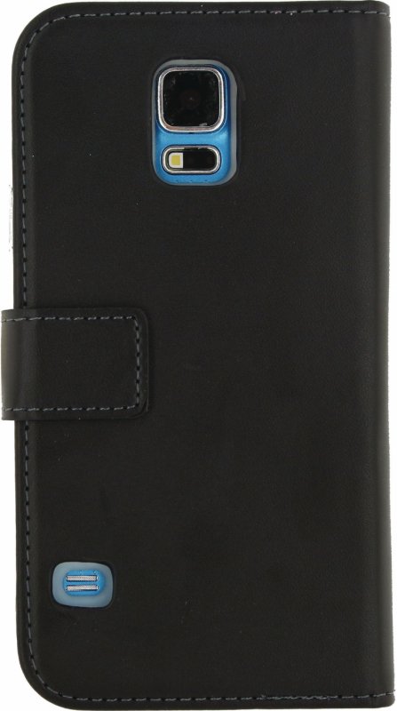 Telefon Gelové Peněženkové Otevírací Pouzdro Samsung Galaxy S5 / S5 Plus / S5 Neo Černá - obrázek č. 1