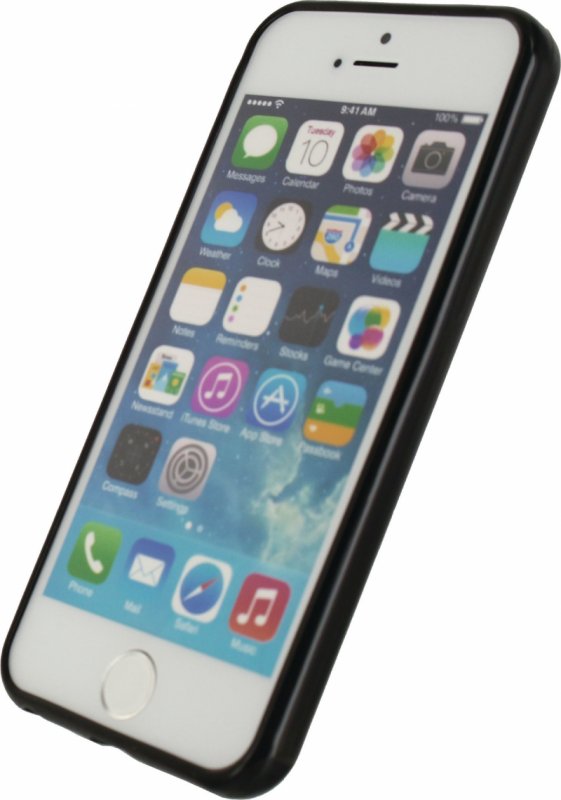 Telefon Gelové Pouzdro Apple iPhone 5 / 5s / SE Černá - obrázek produktu