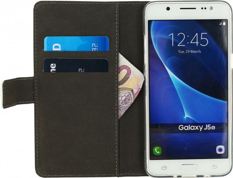 Telefon Klasické Gelové Peněženkové Otevírací Pouzdro Samsung Galaxy J5 2016 Bílá - obrázek č. 3