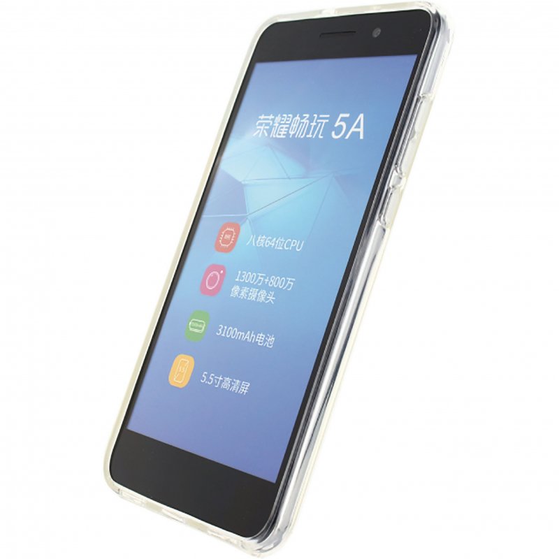 Telefon Gelové Pouzdro Huawei Y6 II Transparentní - obrázek produktu