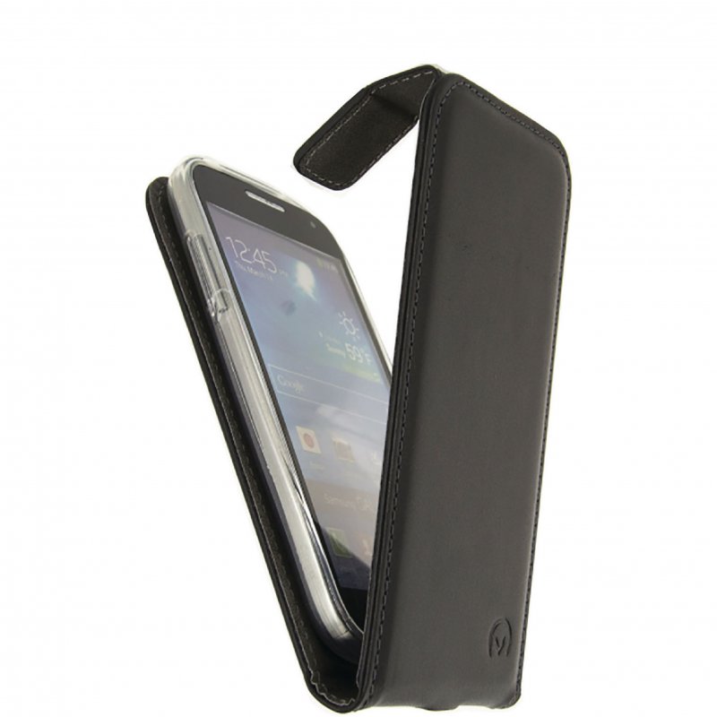Telefon Gelové Vyklápěcí Pouzdro Samsung Galaxy S4 Mini Černá - obrázek č. 3