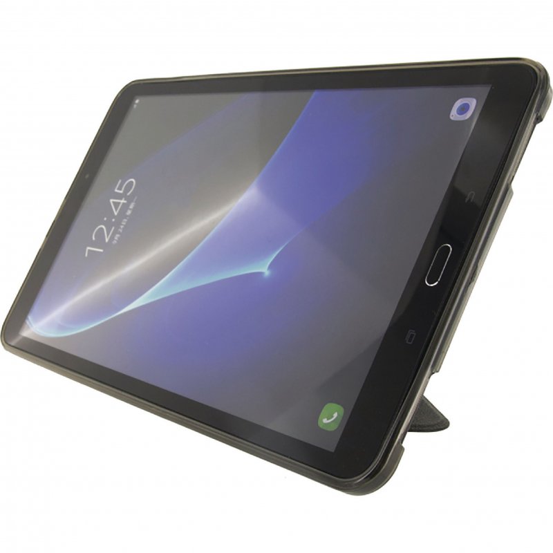 Tablet Gelové Vyklápěcí Pouzdro Multifold Samsung Galaxy Tab A 10.1 2016 Šedá/Černá - obrázek č. 3