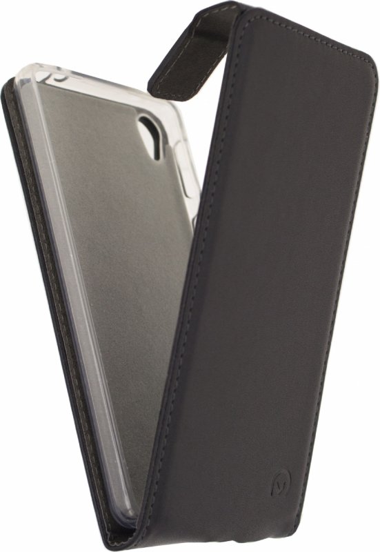 Telefon Klasické Gelové Vyklápěcí Pouzdro Sony Xperia E5 Černá - obrázek č. 2