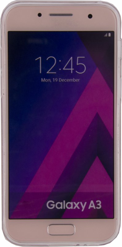 Telefon Třpytivé Pouzdro Samsung Galaxy A3 2017 Stříbrná - obrázek č. 4