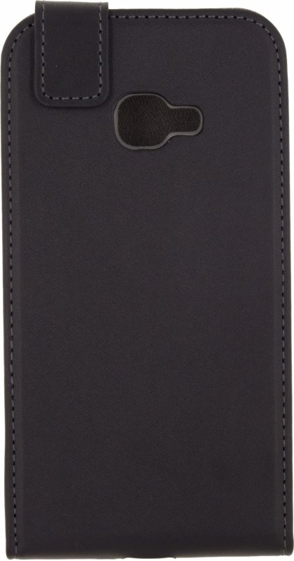 Telefon Klasické Gelové Vyklápěcí Pouzdro Samsung Galaxy Xcover 4 Černá - obrázek č. 1