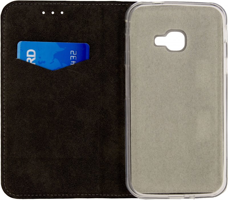 Telefon Prvotřídní Gelové Otevírací Pouzdro Samsung Galaxy Xcover 4 Černá - obrázek č. 3