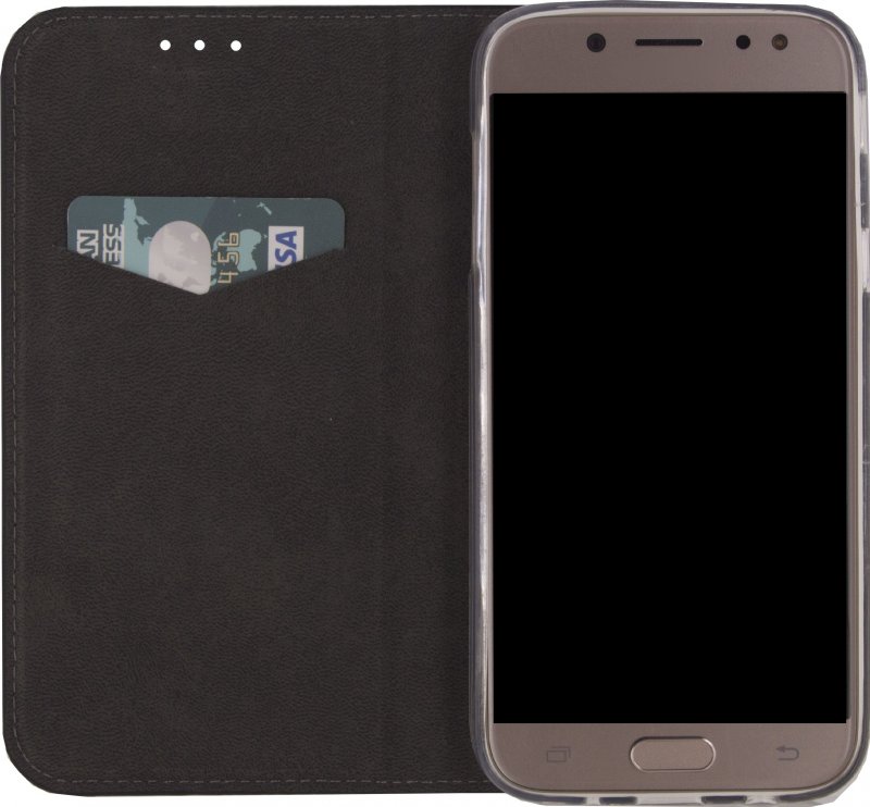 Telefon Prvotřídní Gelové Otevírací Pouzdro Samsung Galaxy J3 2017 Černá - obrázek č. 3
