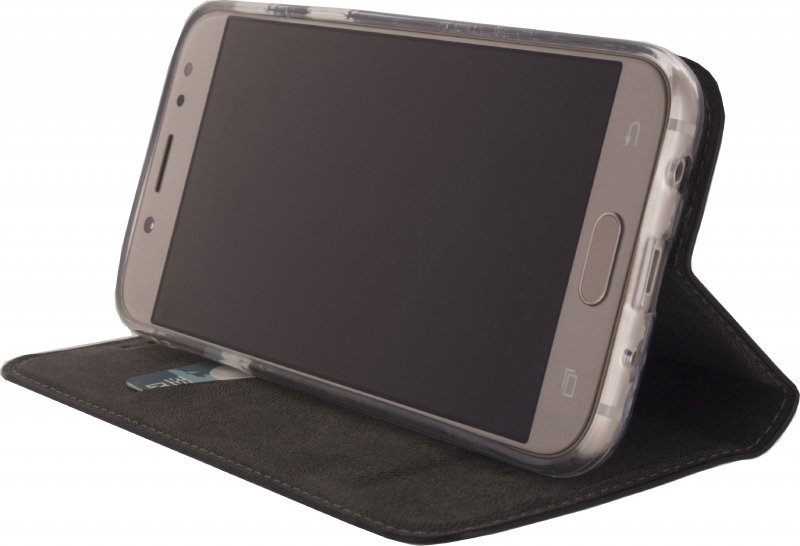 Telefon Prvotřídní Gelové Otevírací Pouzdro Samsung Galaxy J3 2017 Černá - obrázek č. 4