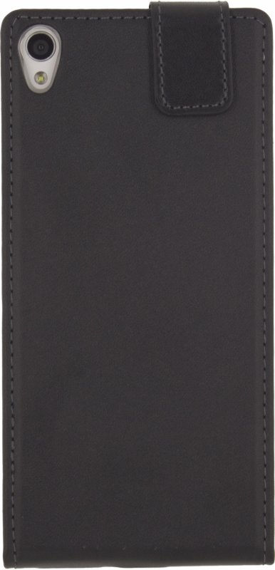 Telefon Gelové Vyklápěcí Pouzdro Sony Xperia XA Černá - obrázek č. 1