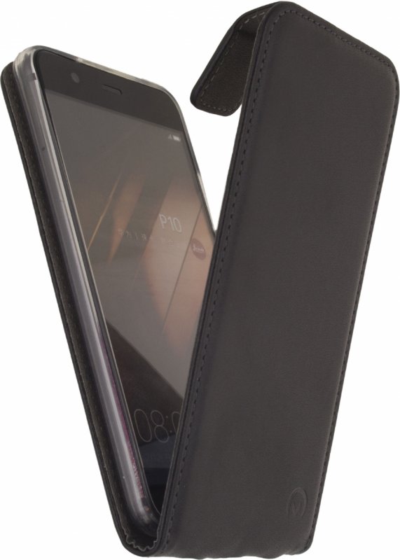 Telefon Gelové Vyklápěcí Pouzdro Huawei P10 Černá - obrázek č. 1