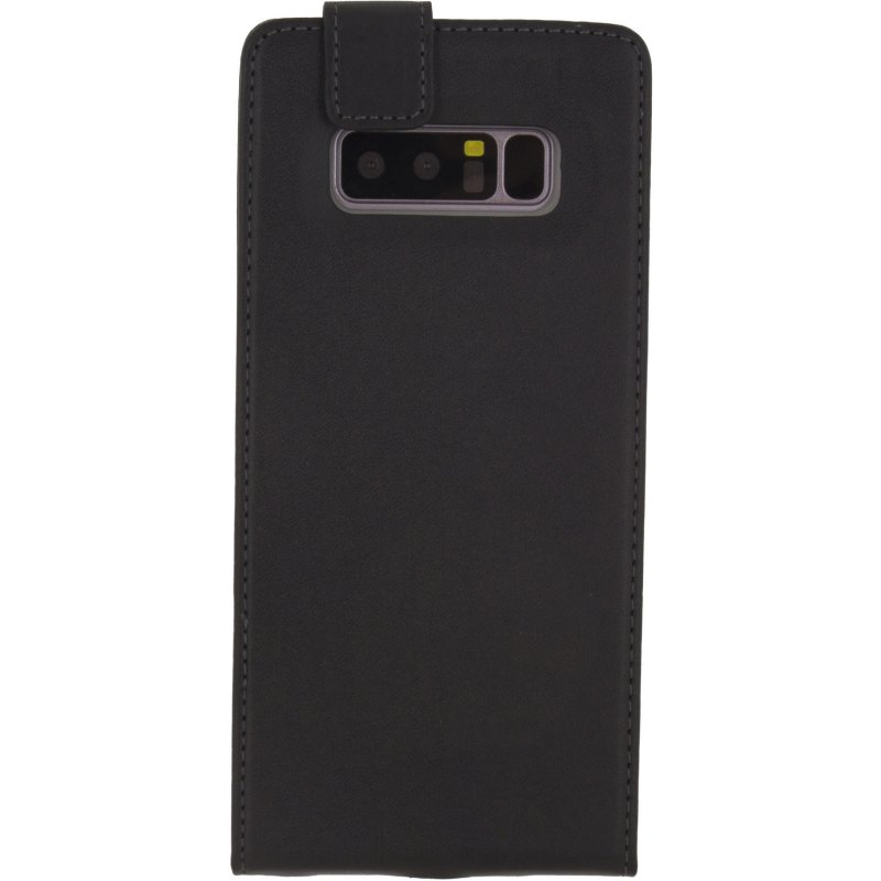 Telefon Klasické Gelové Vyklápěcí Pouzdro Samsung Galaxy Note 8 Černá - obrázek č. 1