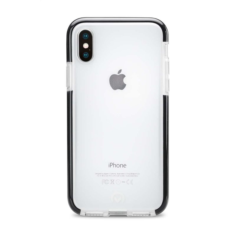 Telefon Shatterproof Case Apple iPhone X/Xs Transparentní/Černá - obrázek č. 1