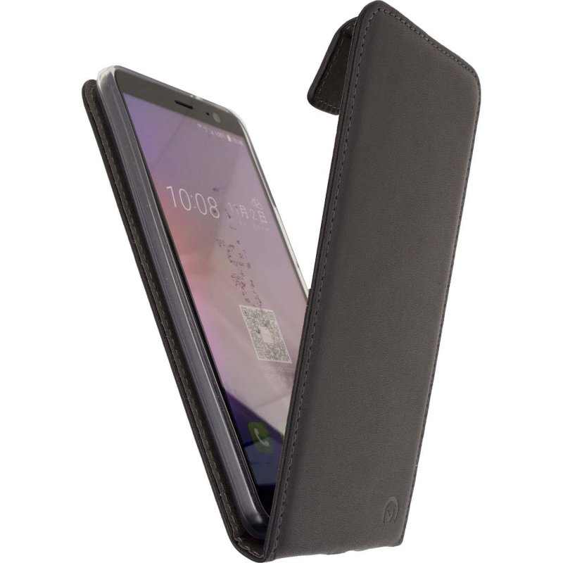Telefon Klasické Gelové Vyklápěcí Pouzdro HTC U11+ Černá - obrázek č. 3