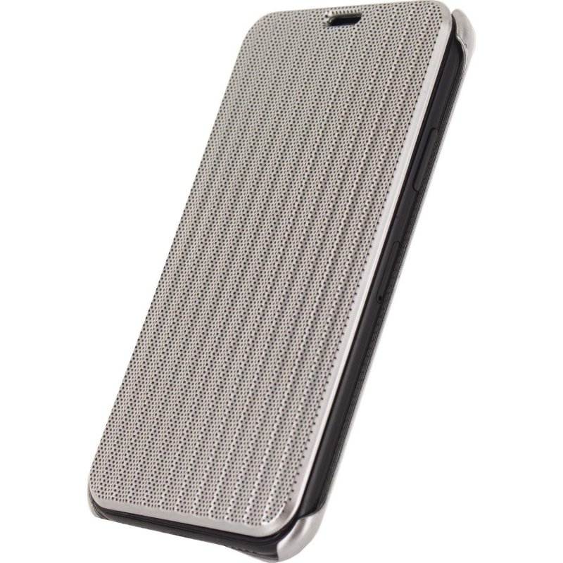 Telefon Elegant Book Case Apple iPhone X/Xs Stříbrná - obrázek č. 4