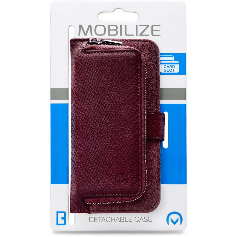 Telefon Gelly Pouzdro na Zip Samsung Galaxy A8 2018 Červená - obrázek č. 1