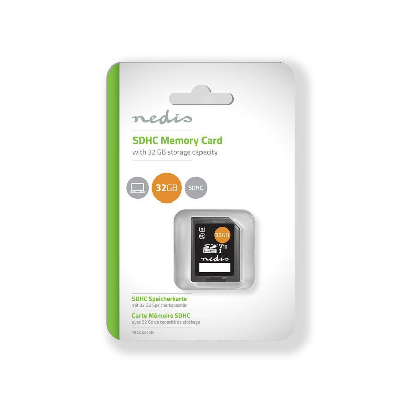 Paměťová karta | SDHC | 32 GB  MSDC32100BK - obrázek č. 1