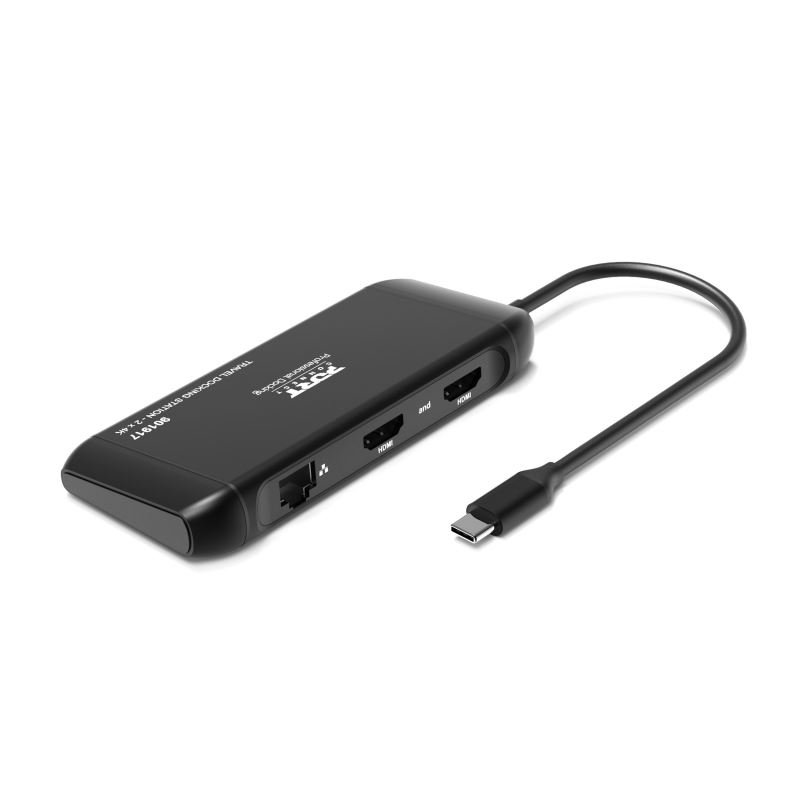 PORT CONNECT Cestovní dokovací stanice USB-C, 2×4K, 7portů, PD100W - obrázek č. 6