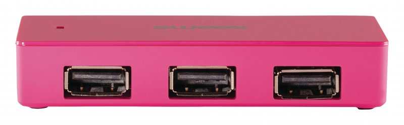 4 Porty Rozbočovač USB 2.0 Růžová - obrázek č. 4