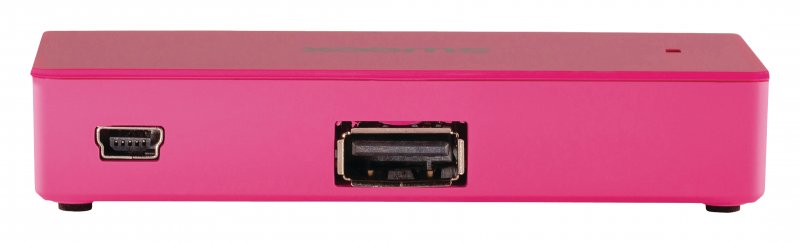 4 Porty Rozbočovač USB 2.0 Růžová - obrázek č. 5