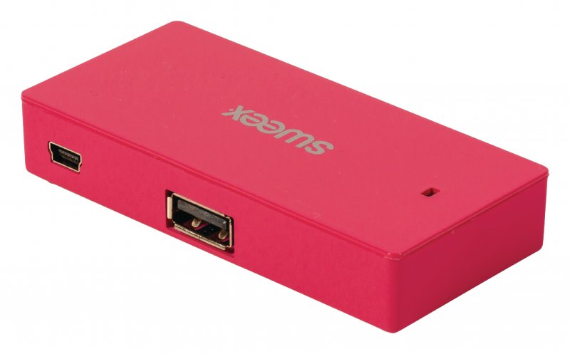 4 Porty Rozbočovač USB 2.0 Růžová - obrázek č. 10