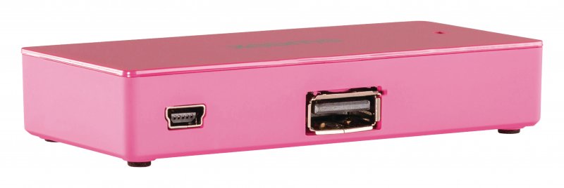 4 Porty Rozbočovač USB 2.0 Růžová - obrázek č. 9