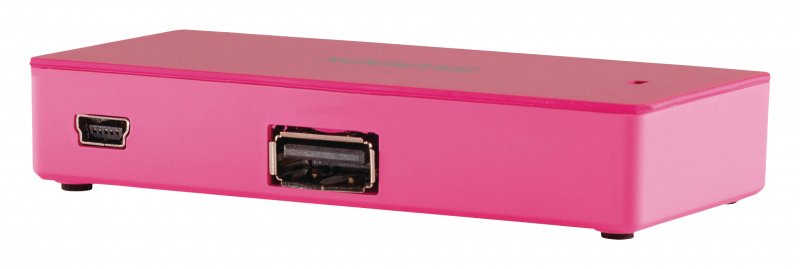 4 Porty Rozbočovač USB 2.0 Růžová - obrázek č. 8