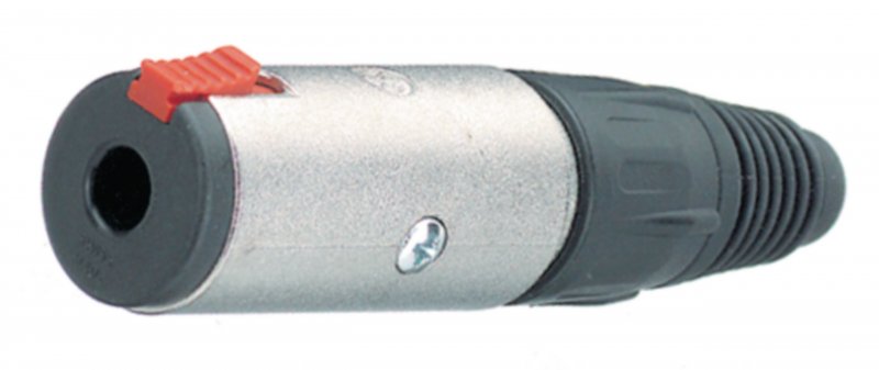 Stereo Konektor 6.35 mm Zásuvka Kov Stříbrná - obrázek produktu