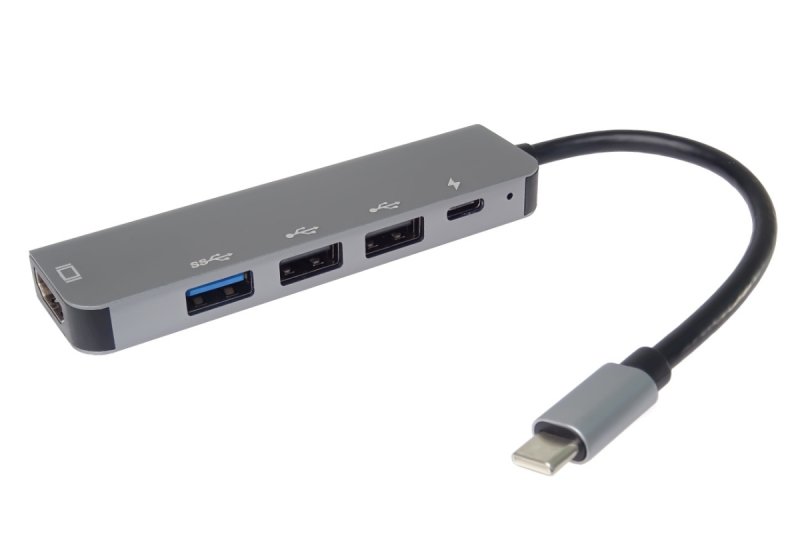 PremiumCord USB-C na HDMI + USB3.0 + 2x USB2.0 + PD(power delivery) adaptér - obrázek č. 8
