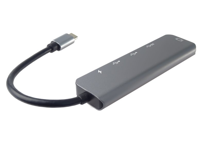 PremiumCord USB-C na HDMI + USB3.0 + 2x USB2.0 + PD(power delivery) adaptér - obrázek č. 6