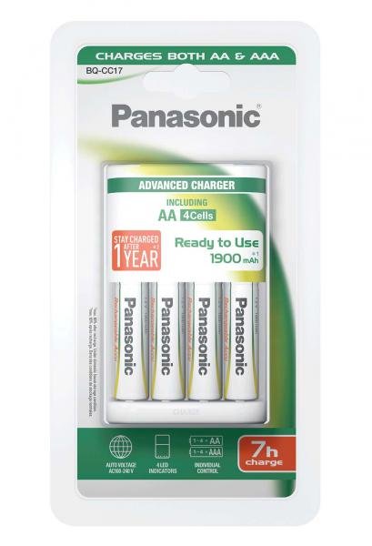 Panasonic BQ-CC17 + 4x AA 1900mAh - obrázek produktu