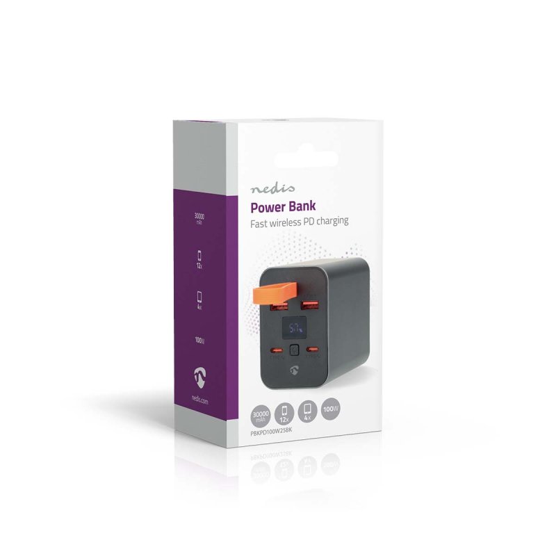 Powerbanka | 30000 mAh | 18 / 100 W  PBKPD100W25BK - obrázek č. 5